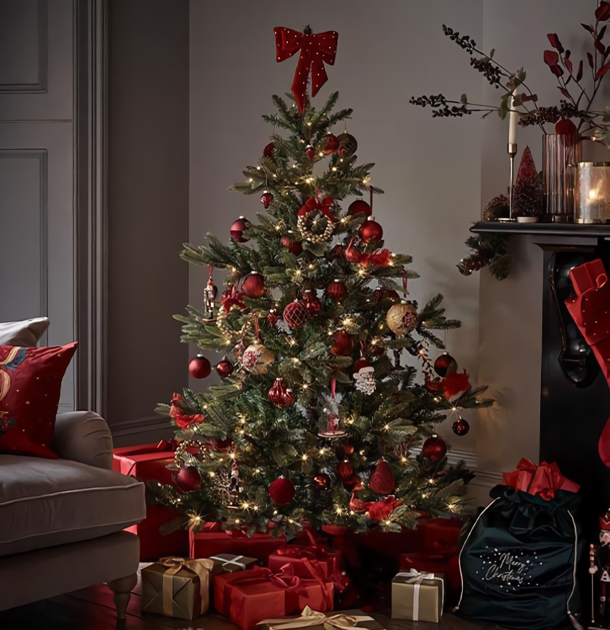 sapin rouge et vert sapin rouge et vert