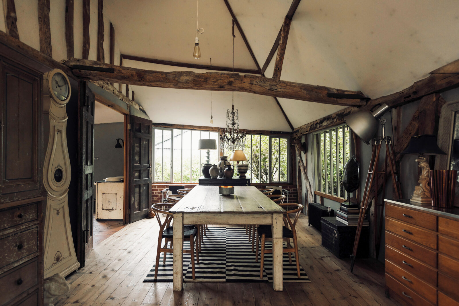 salle à manger maison ancienne rénovée