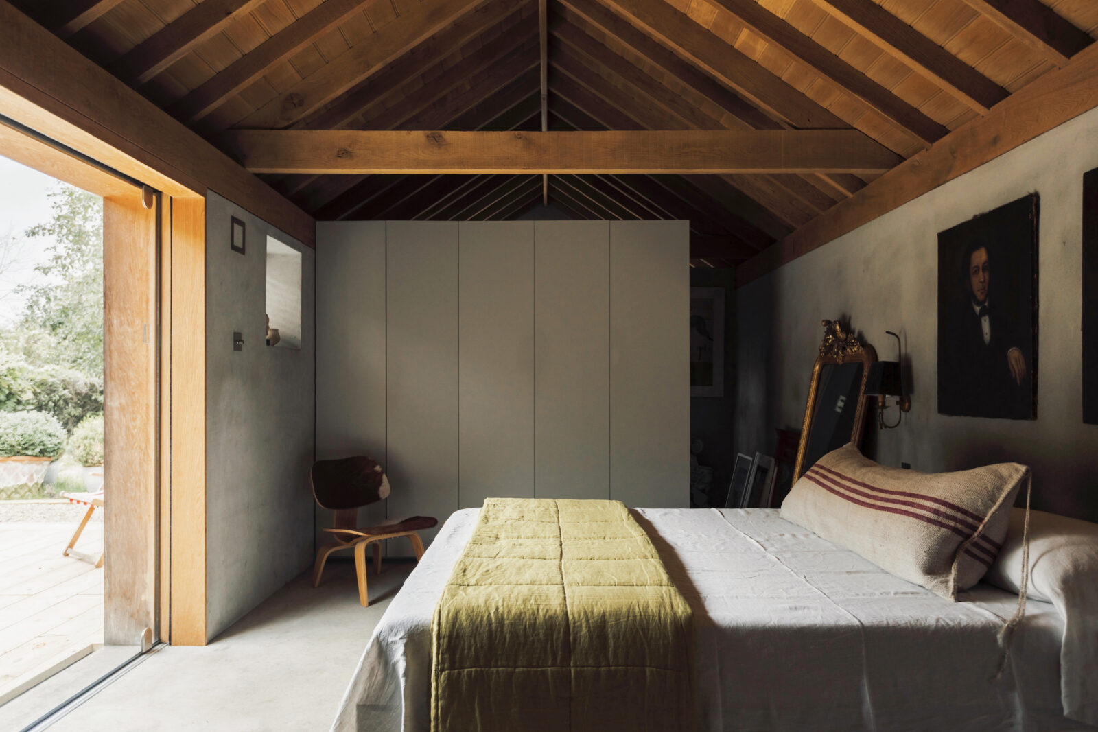 chambre avec poutres