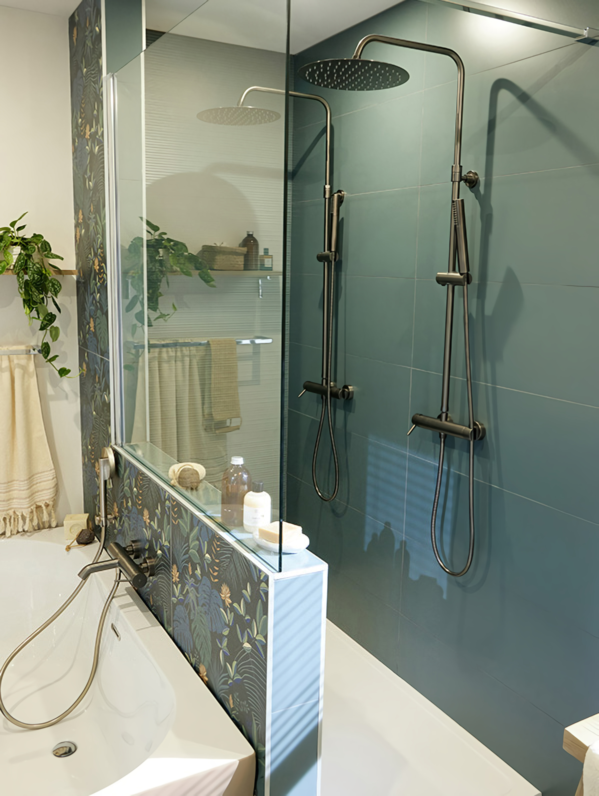chambre avec salle de bain ouverte verte chambre avec salle de bain ouverte verte