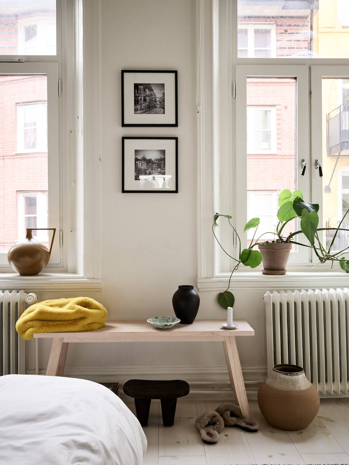 chambre appartement décoration scandinave
