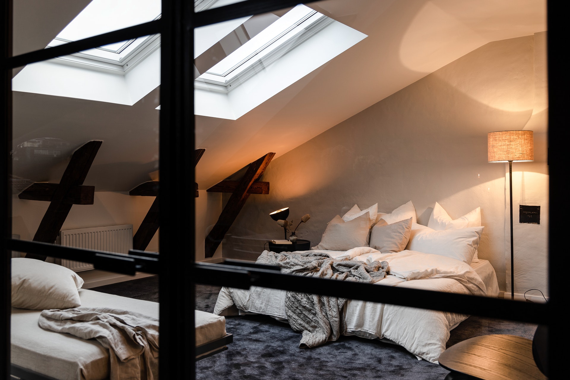 chambre avec verrière