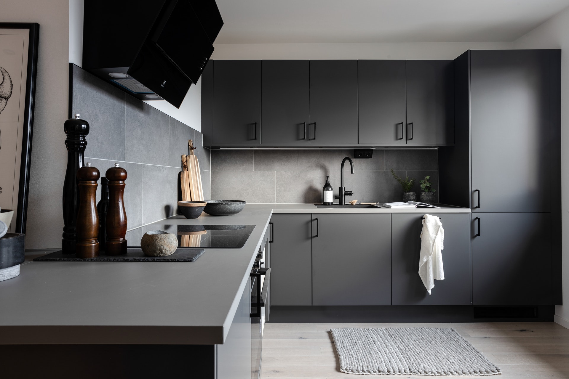 cuisine design grise