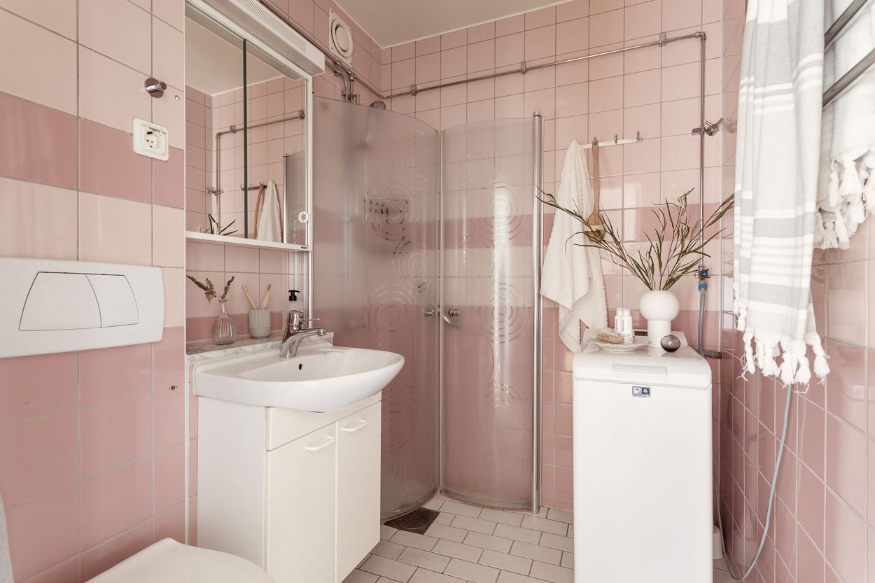 salle de bain carrelage rose salle de bain carrelage rose