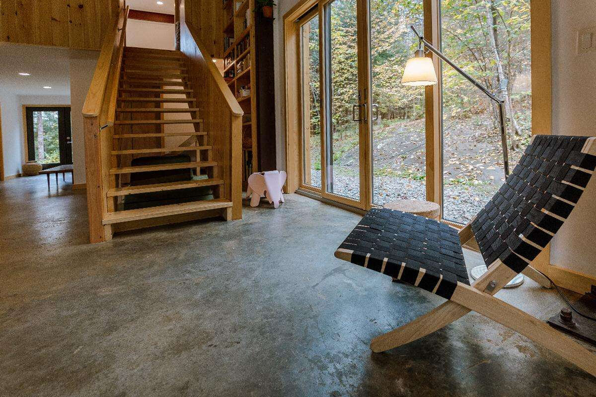 escalier maison en bois
