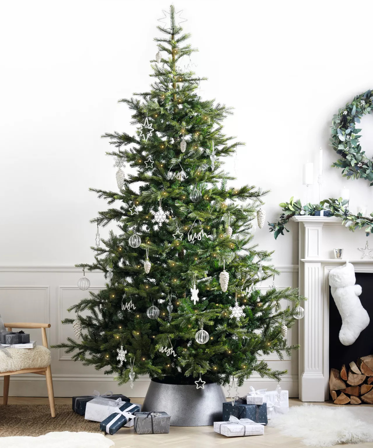 décoration Noël blanc the White Company décoration Noël blanc the White Company