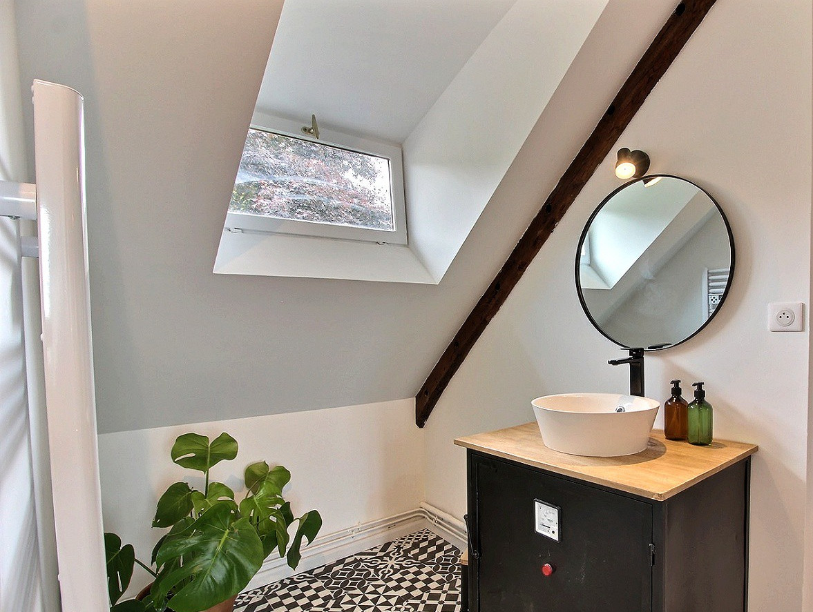 salle de bain carreaux de ciment