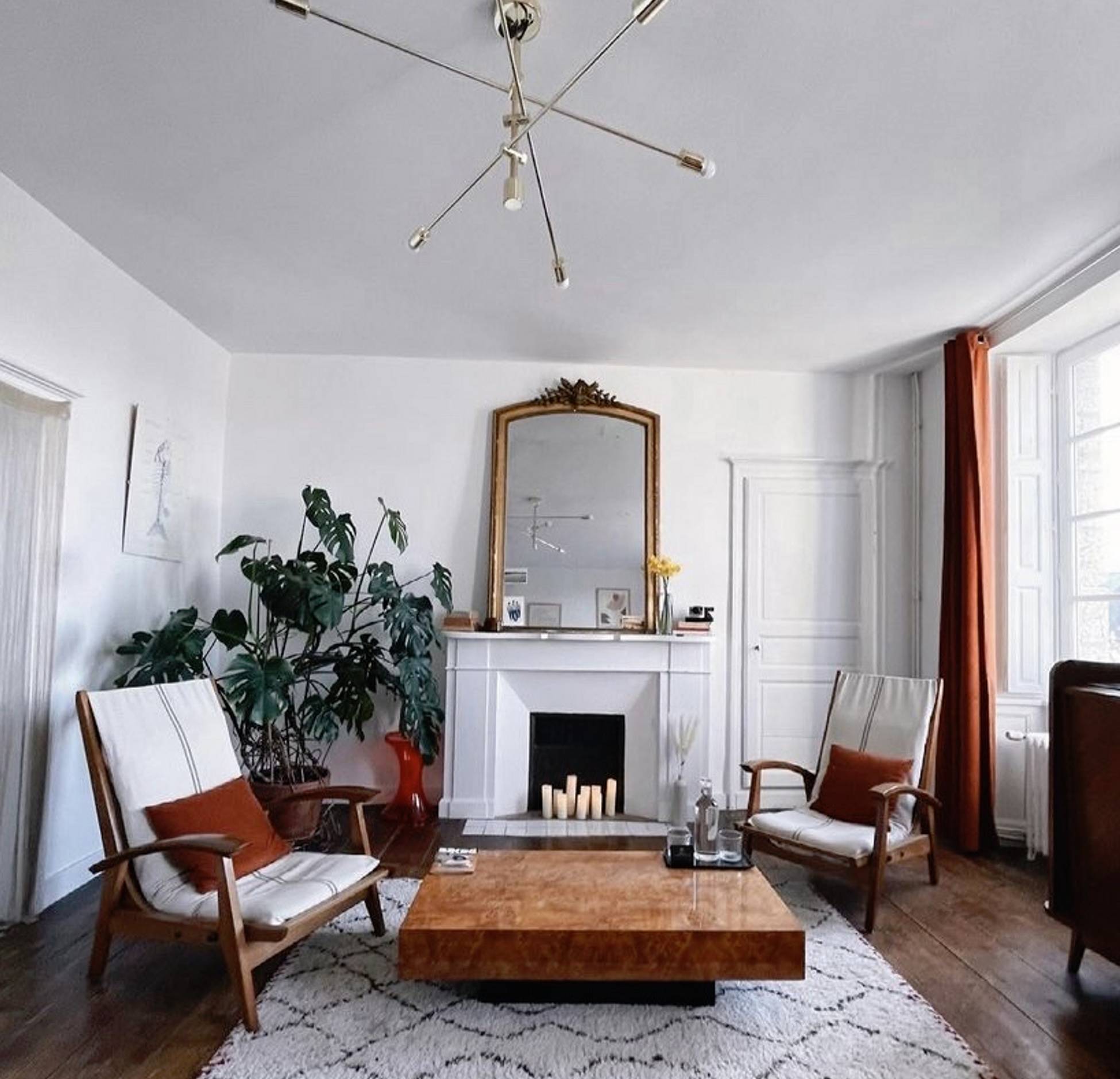 salon maison ancienne rénovée