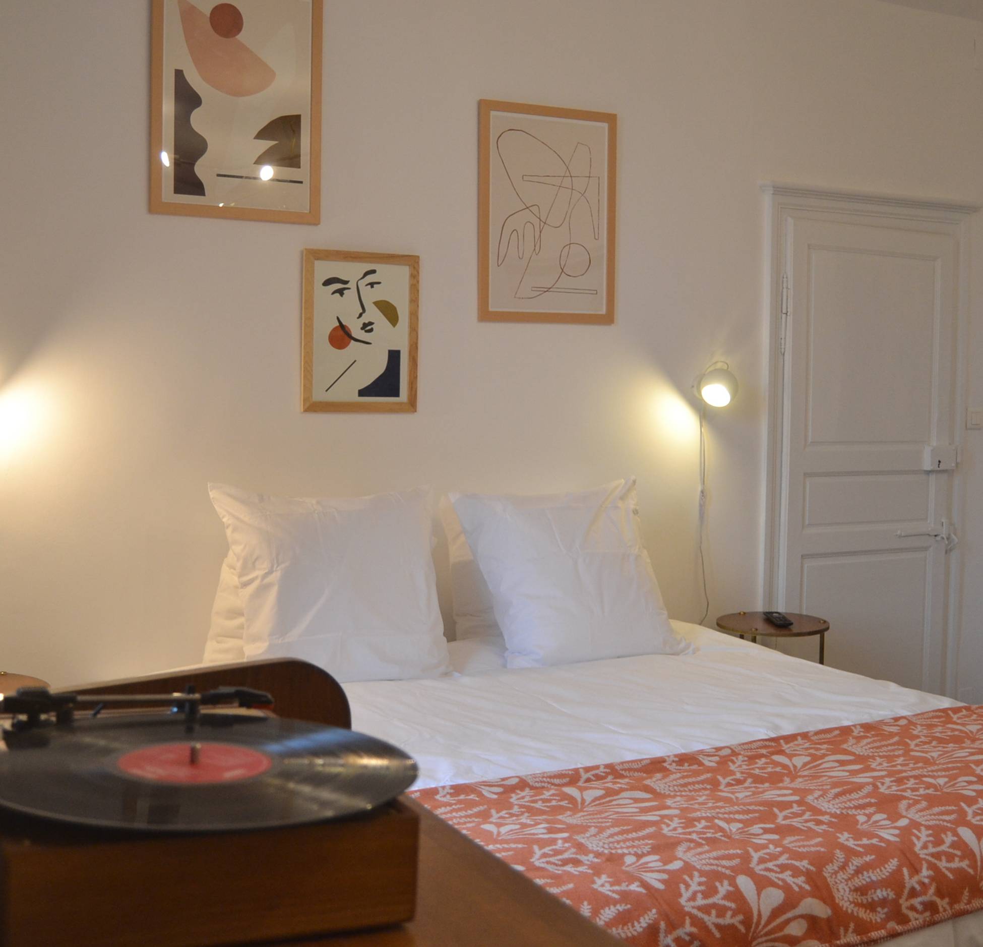 chambre maison ancienne rénovée