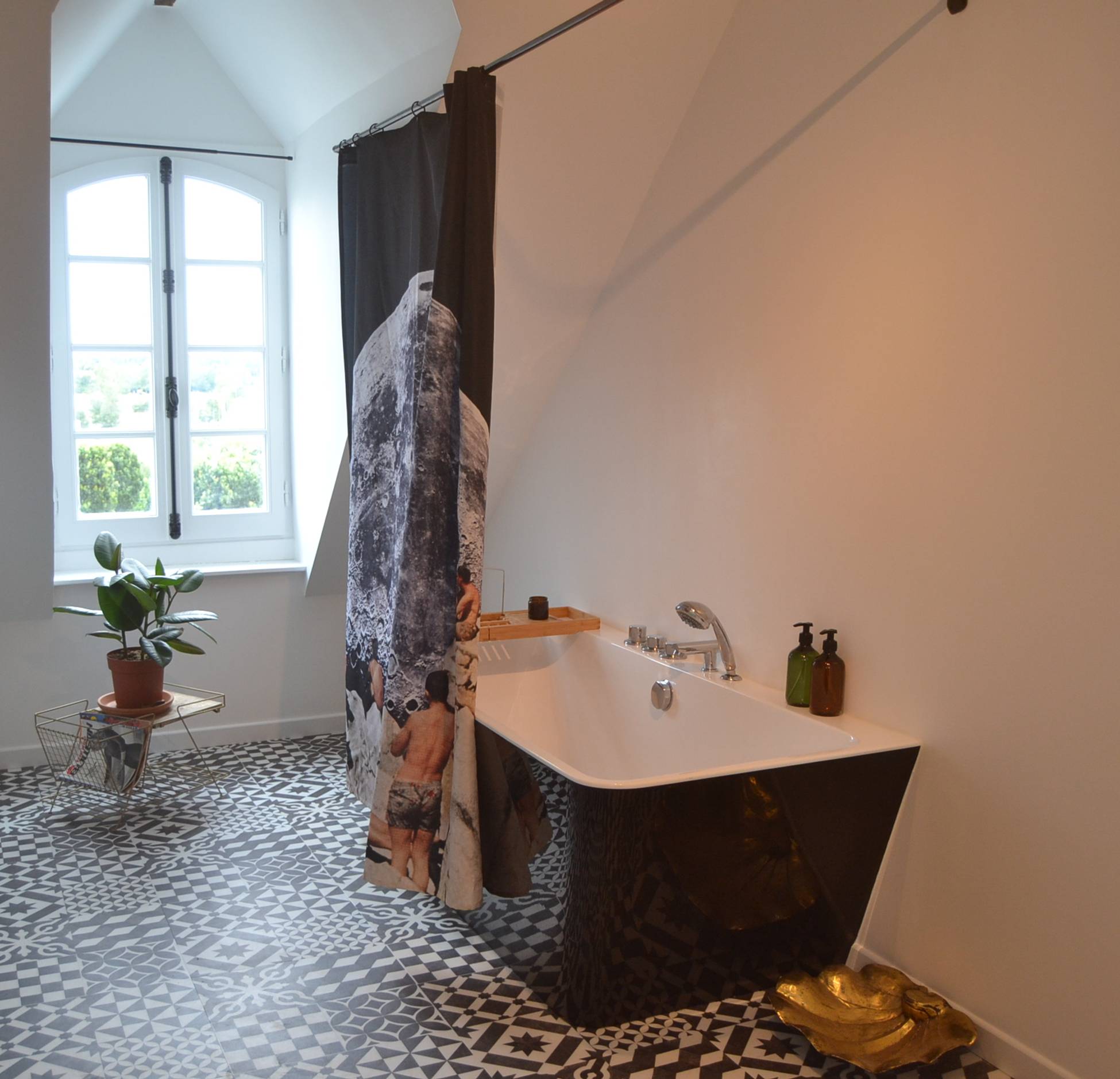 salle de bain carreaux de ciment