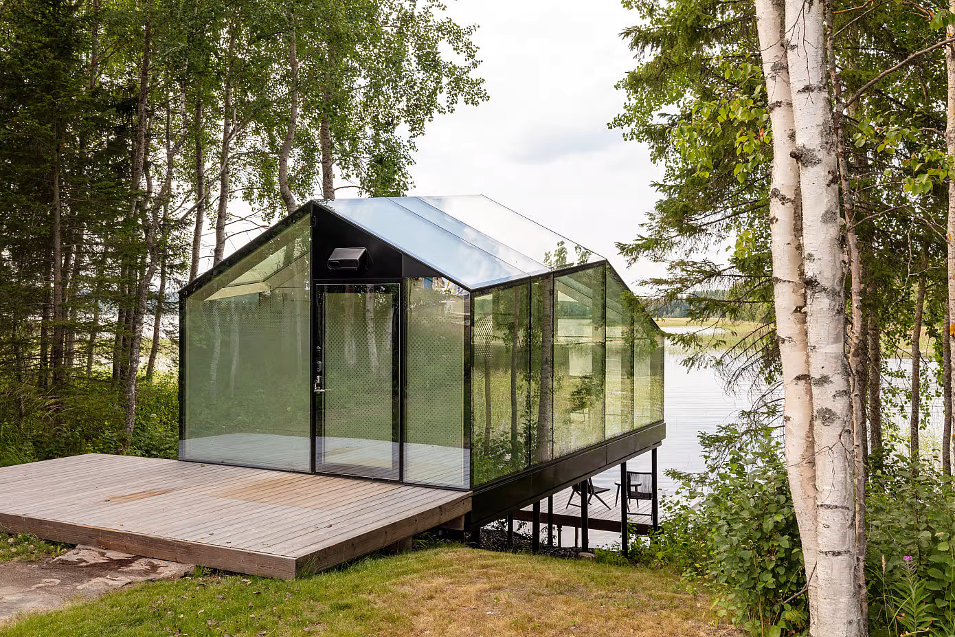 façade tiny house en verre façade tiny house en verre