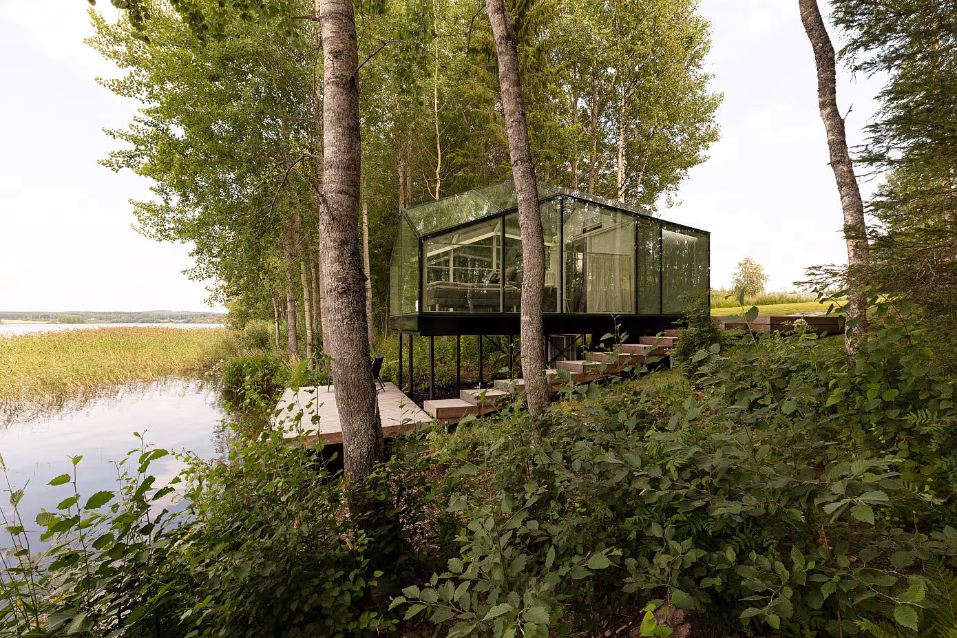 façade tiny house en verre façade tiny house en verre