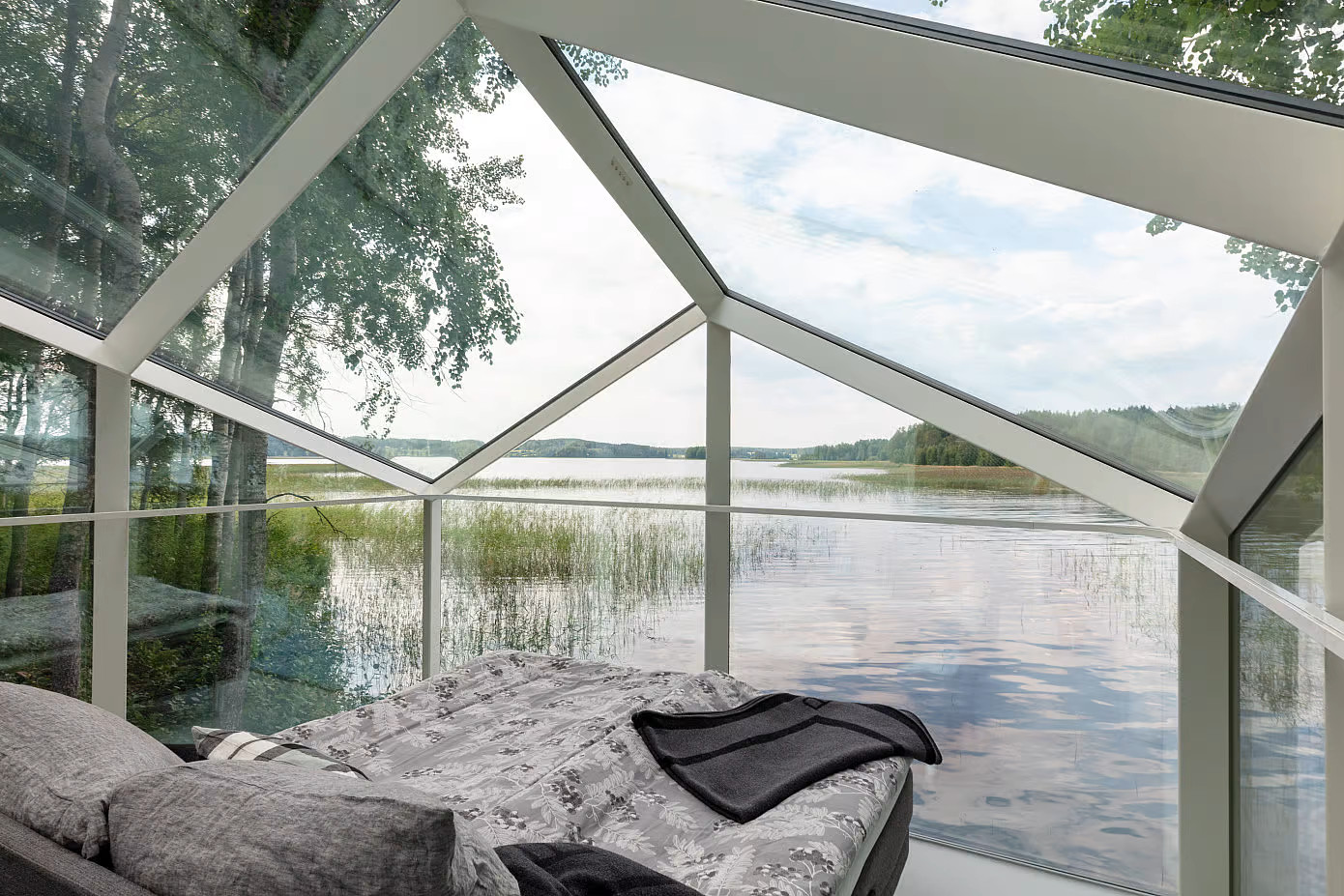 chambre tiny house en verre chambre tiny house en verre