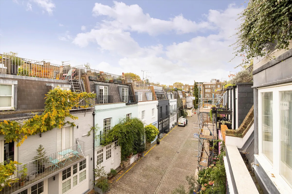 rue pavée Londres Notting Hill rue pavée Londres Notting Hill