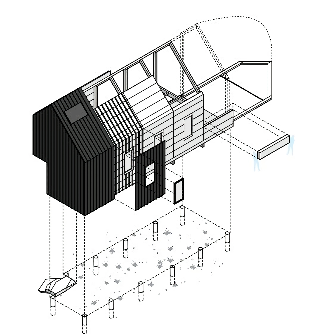 plan 3D maison bois plan 3D maison bois