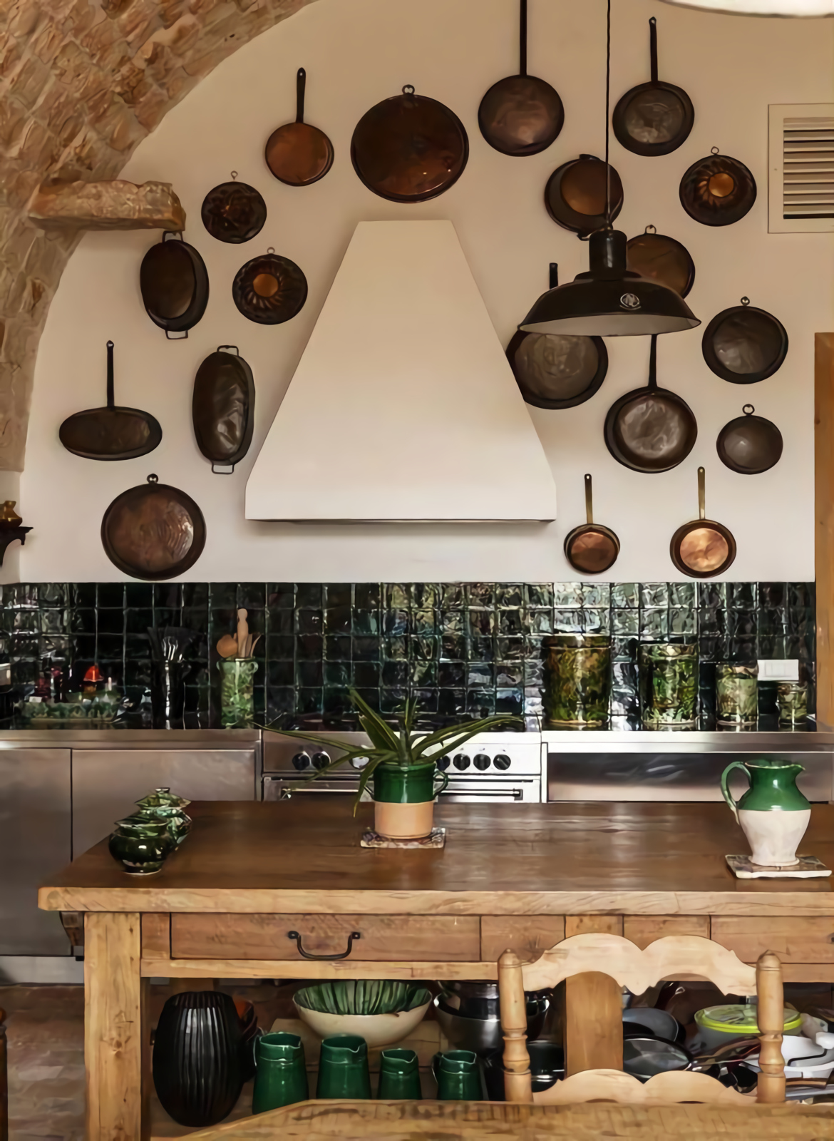cuisine décoration rustique chic Casa Olivetta cuisine décoration rustique chic Casa Olivetta