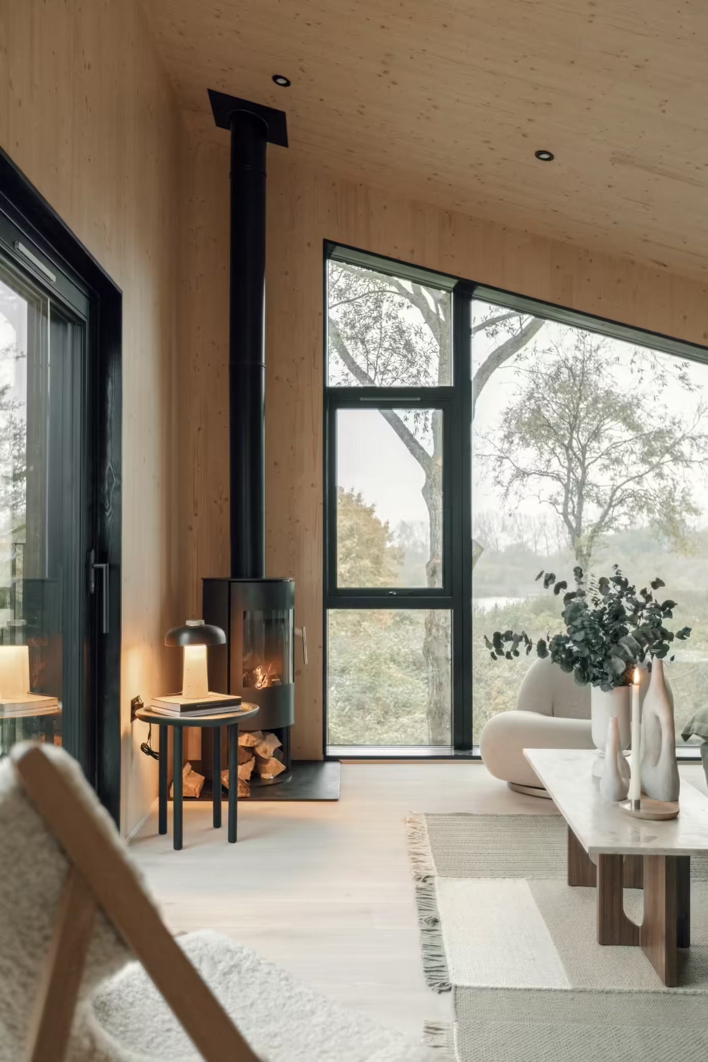 salon maison en bois Falcon House Koto Design