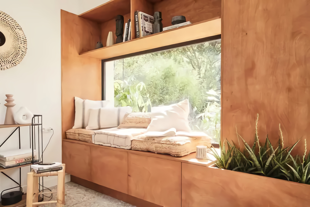 banc avec picture window