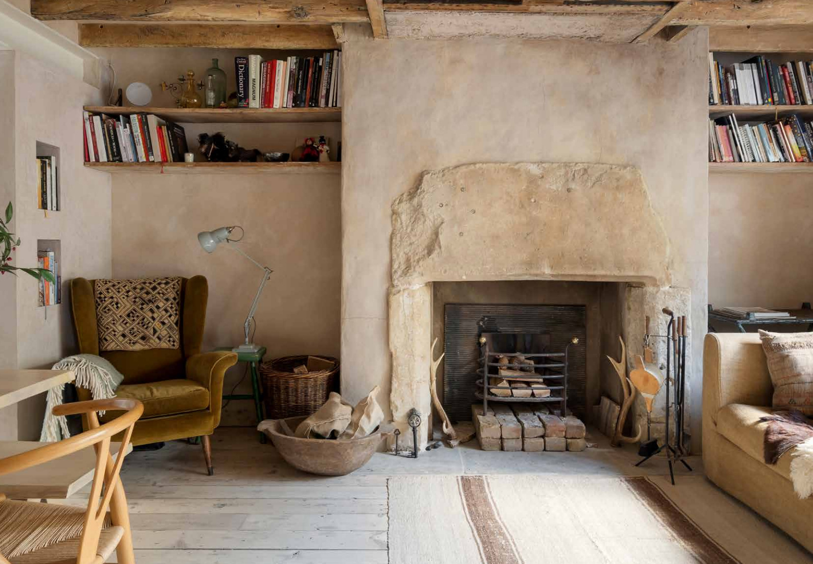 salon décoration rustique