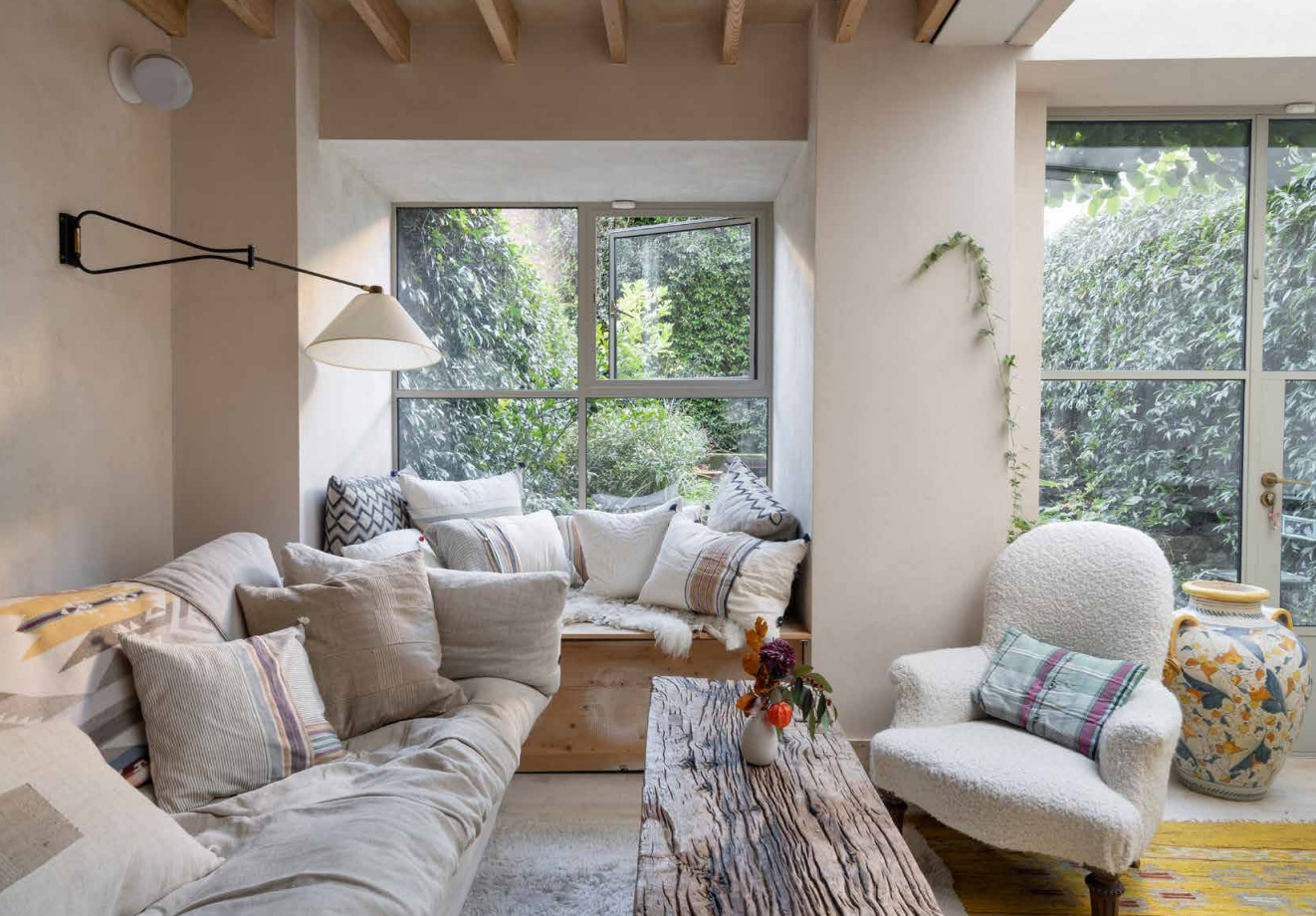 salon décoration rustique