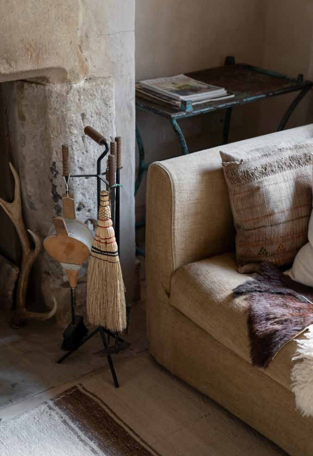 salon décoration rustique