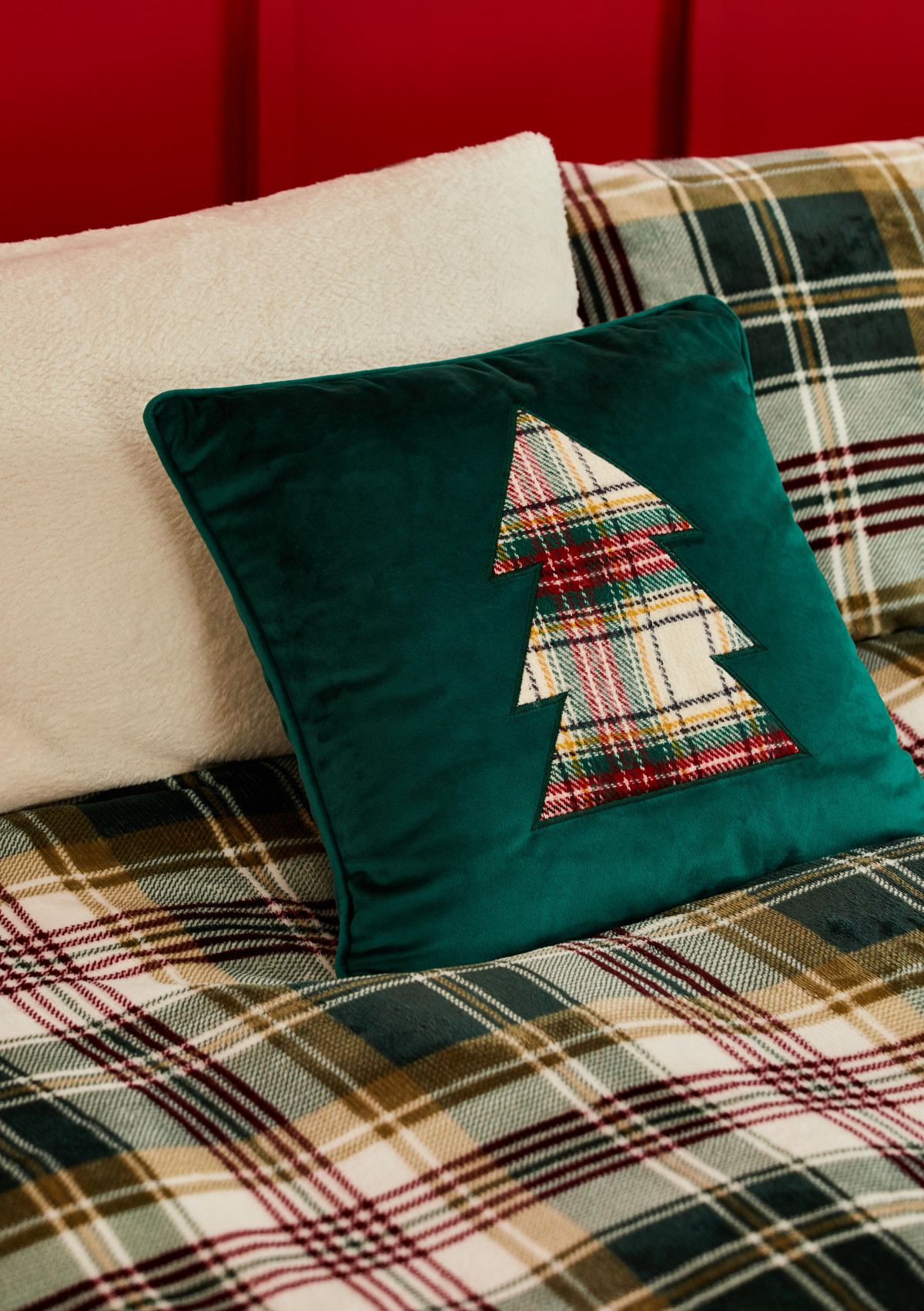 coussin avec sapin de Noël coussin avec sapin de Noël