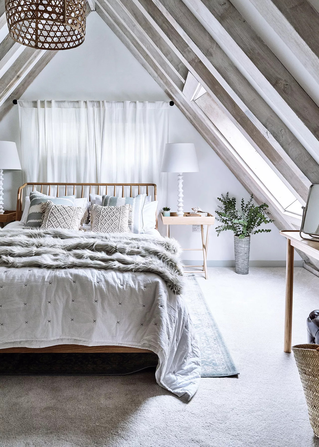 chambre sous combles decoration blanche chambre sous combles decoration blanche