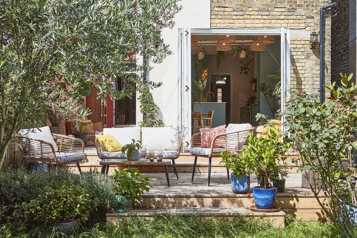terrasse décoration colorée et bohème terrasse décoration colorée et bohème