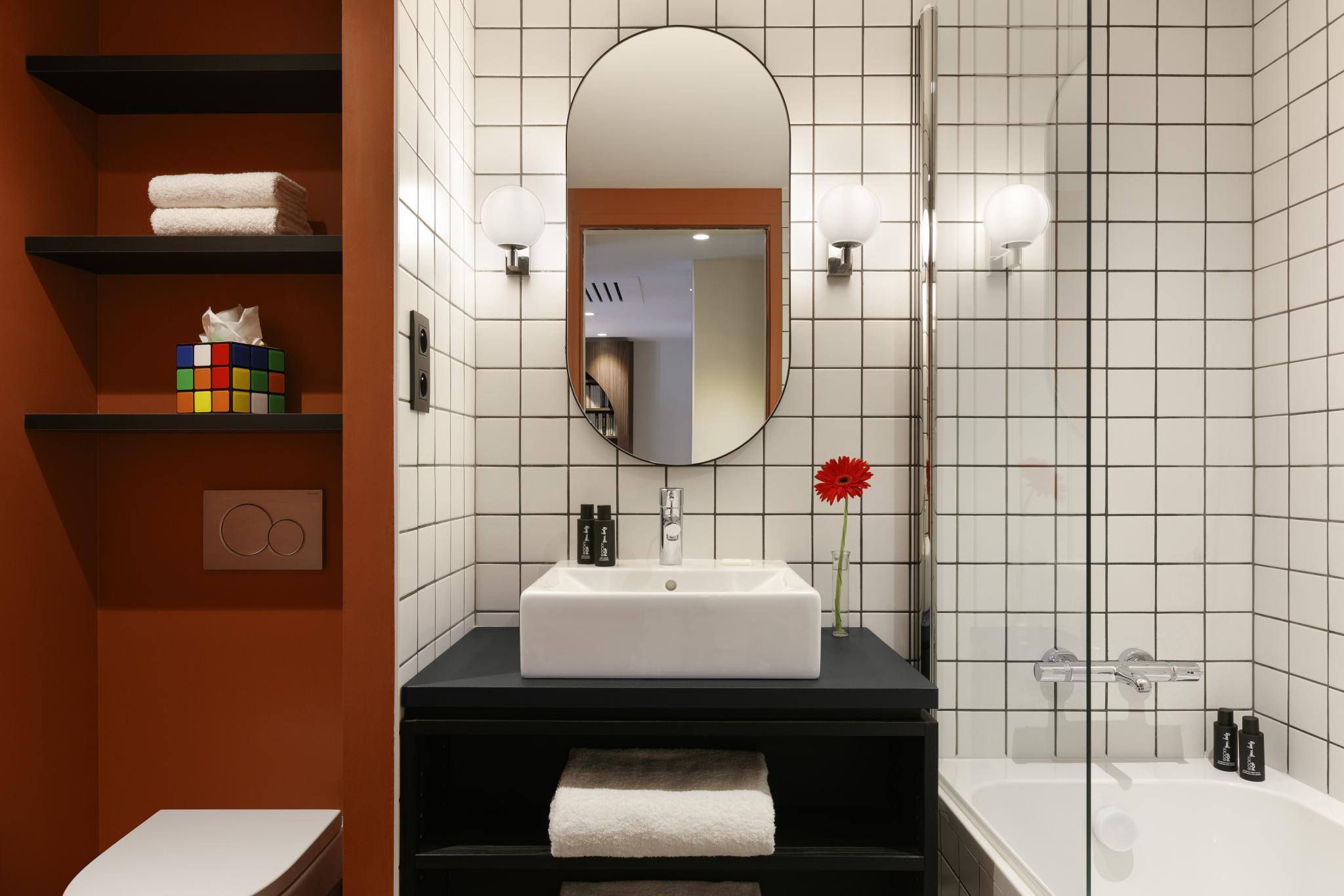 salle de bain design blanche et noire salle de bain design blanche et noire