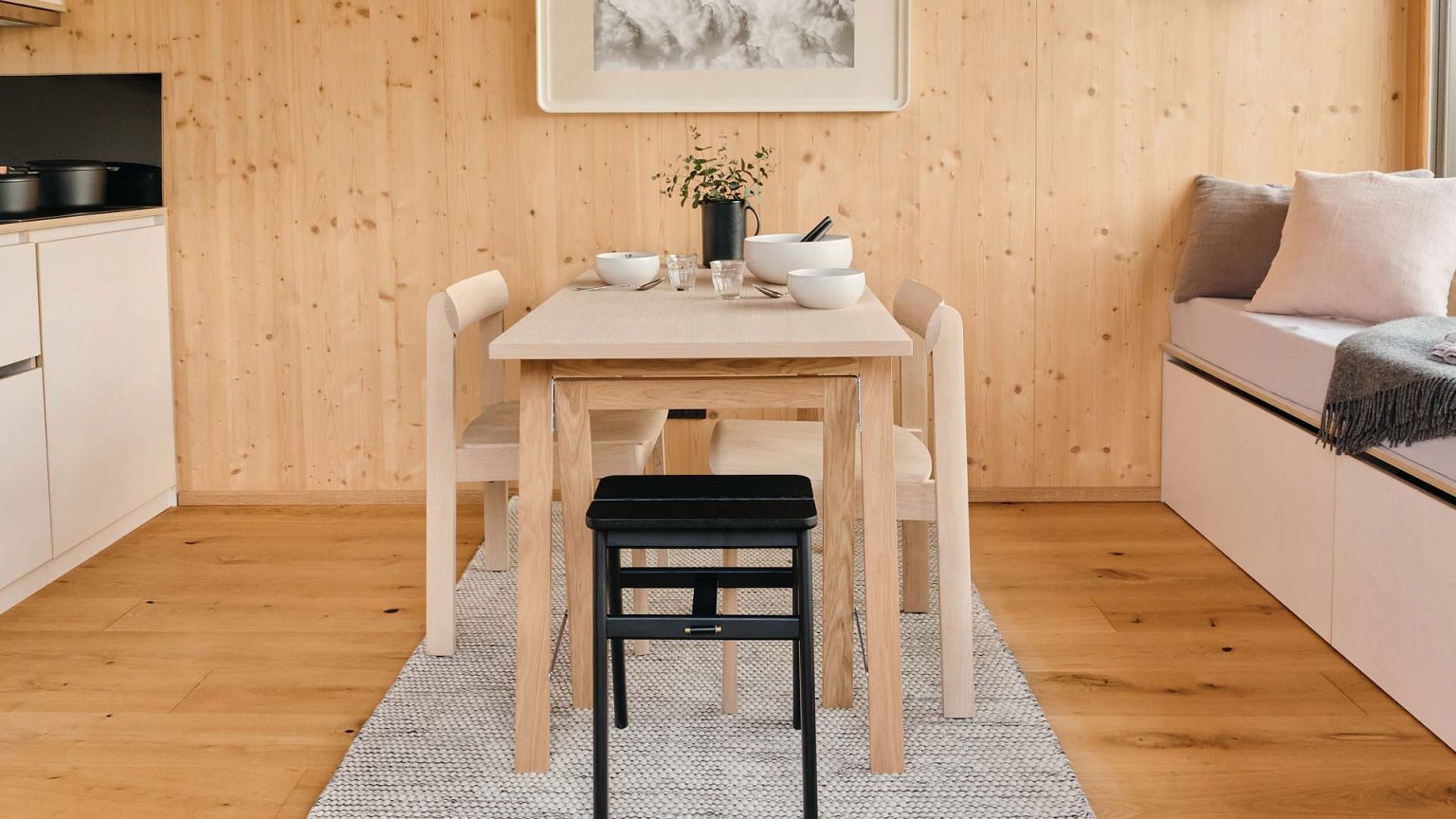 espace repas tiny house