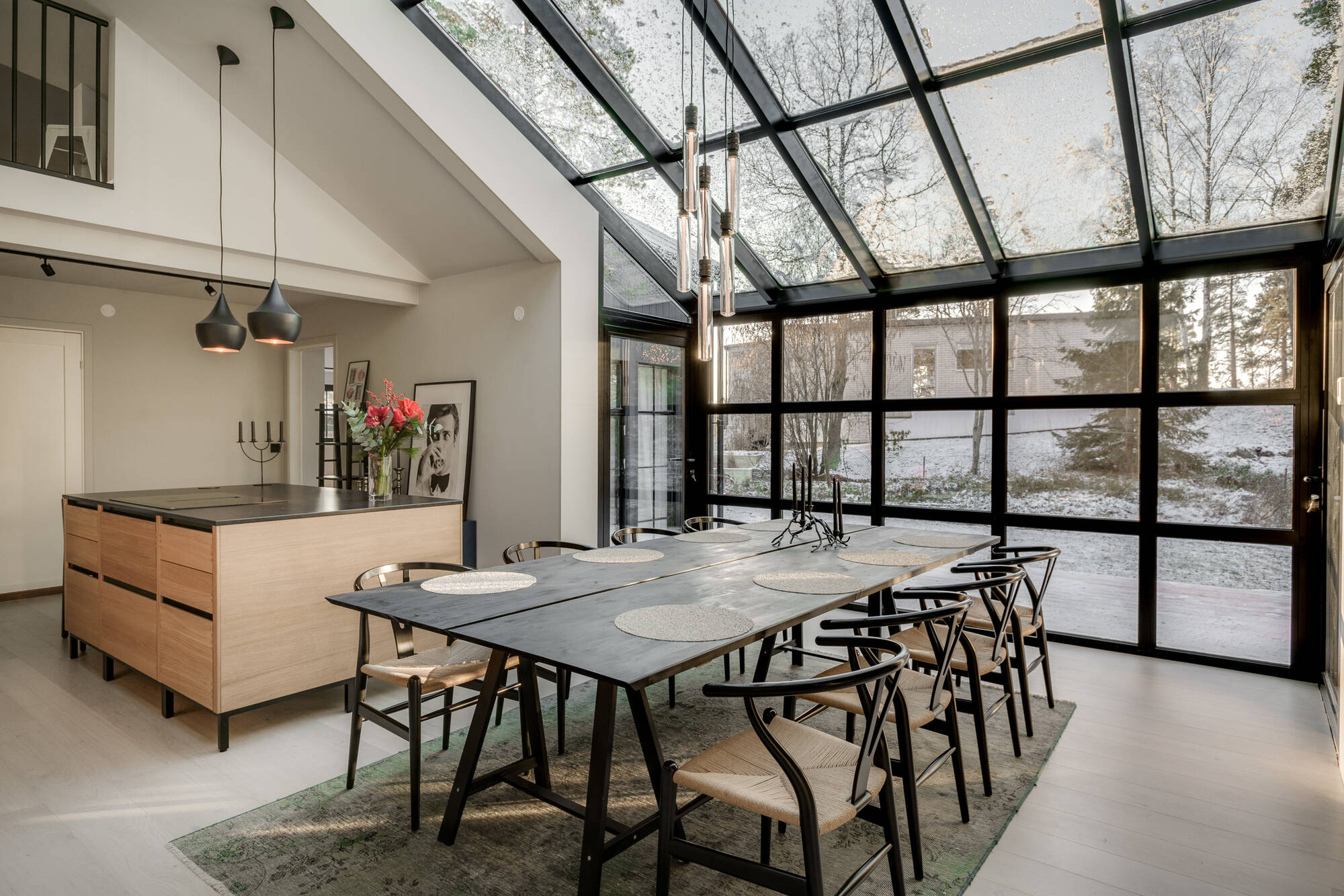 salle à manger décoration contemporaine