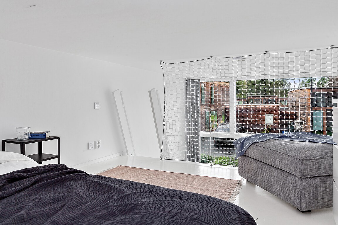 espace chambre sur mezzanine