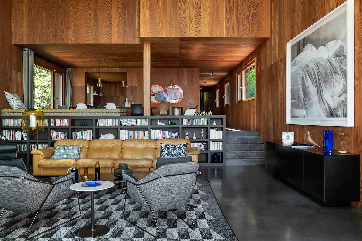 salon maison d'architecte