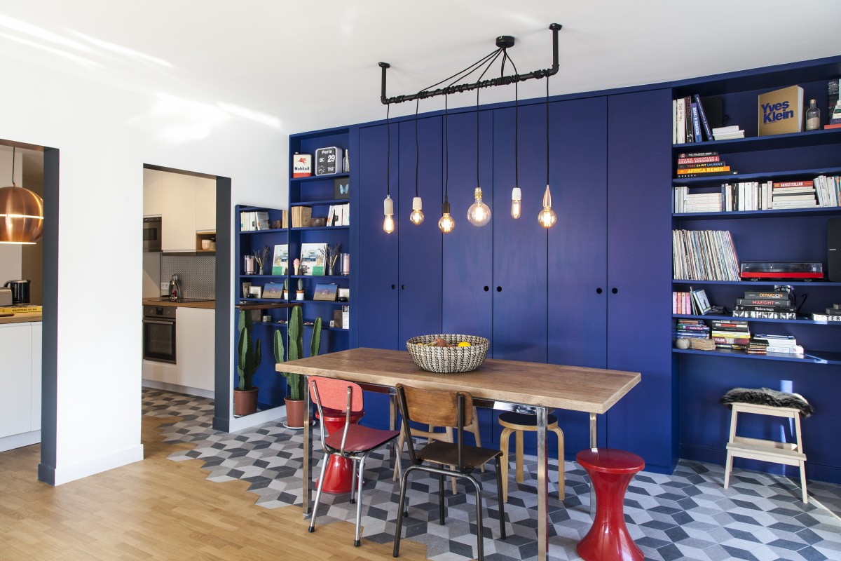 salle à manger décoration contemporaine bleue salle à manger décoration contemporaine bleue