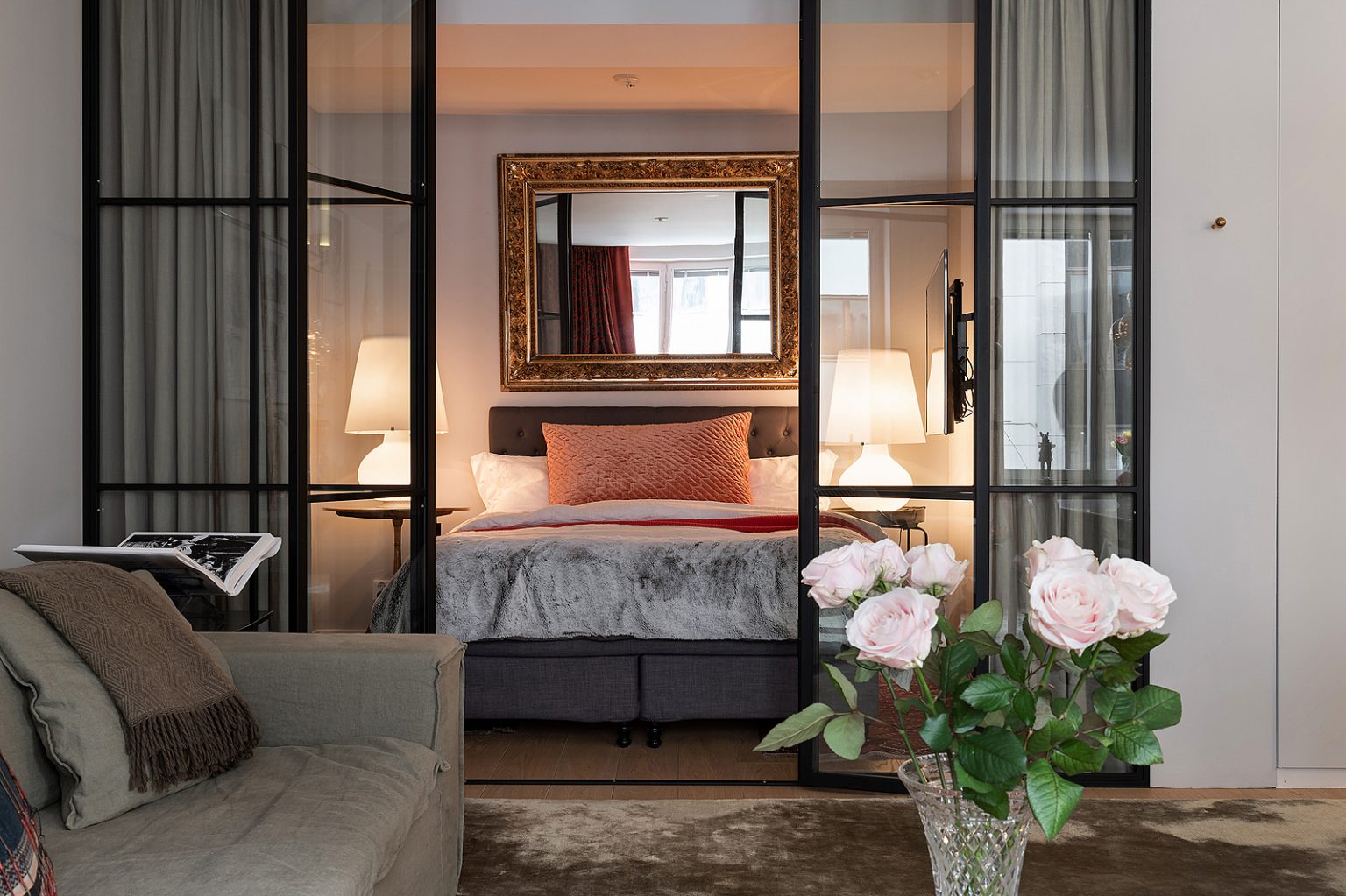 chambre avec verrière