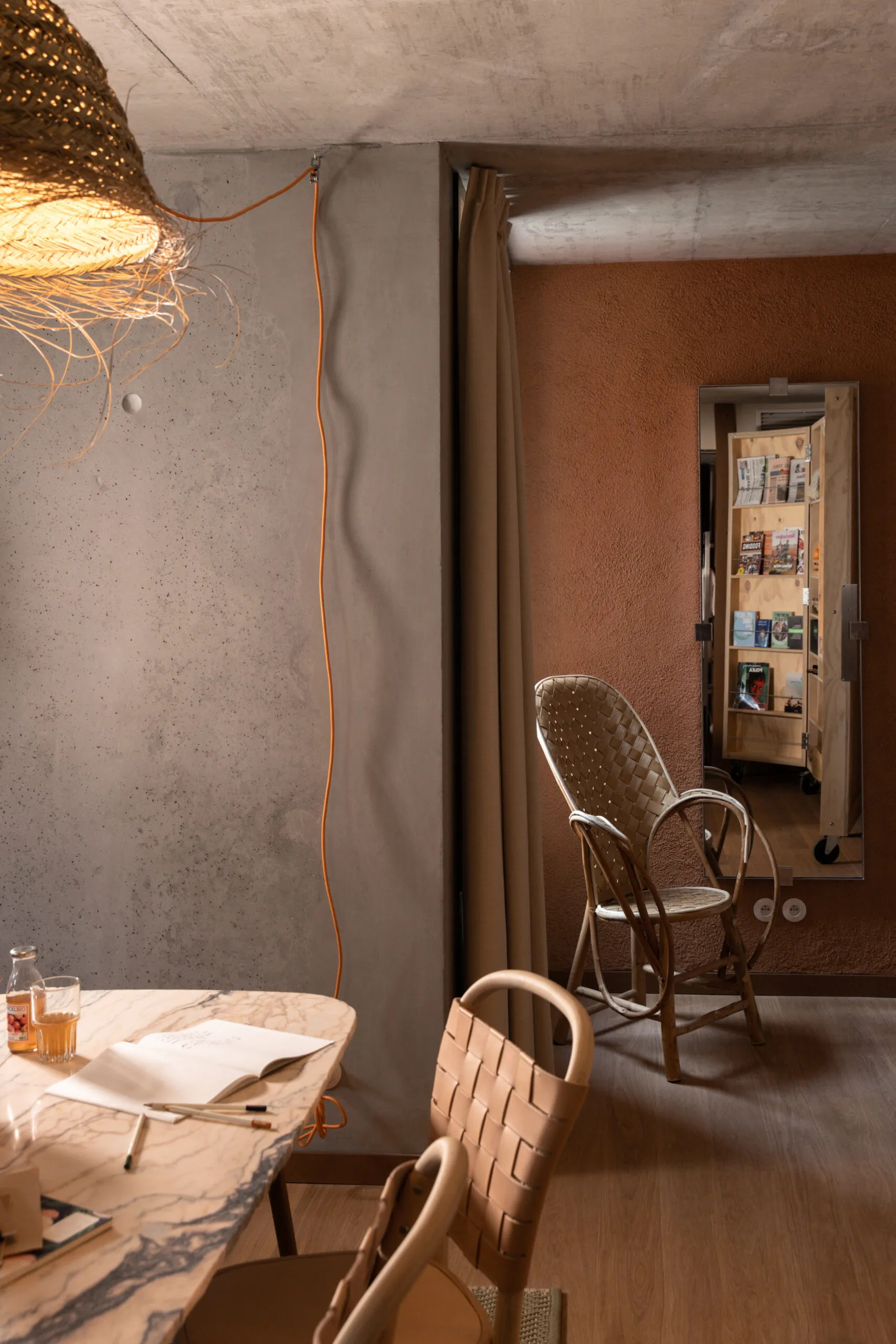 salle à manger décoration naturelle