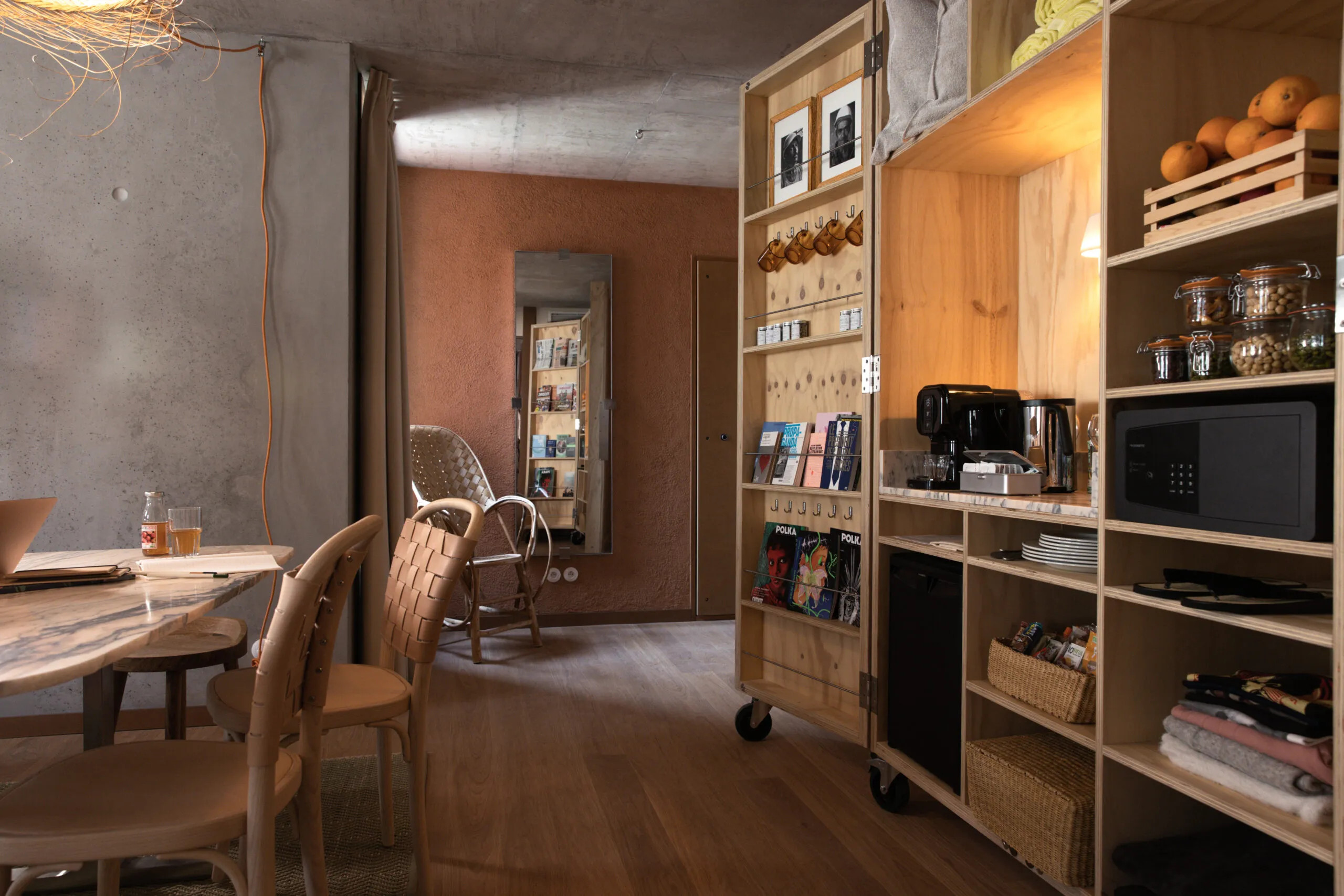 salle à manger décoration naturelle
