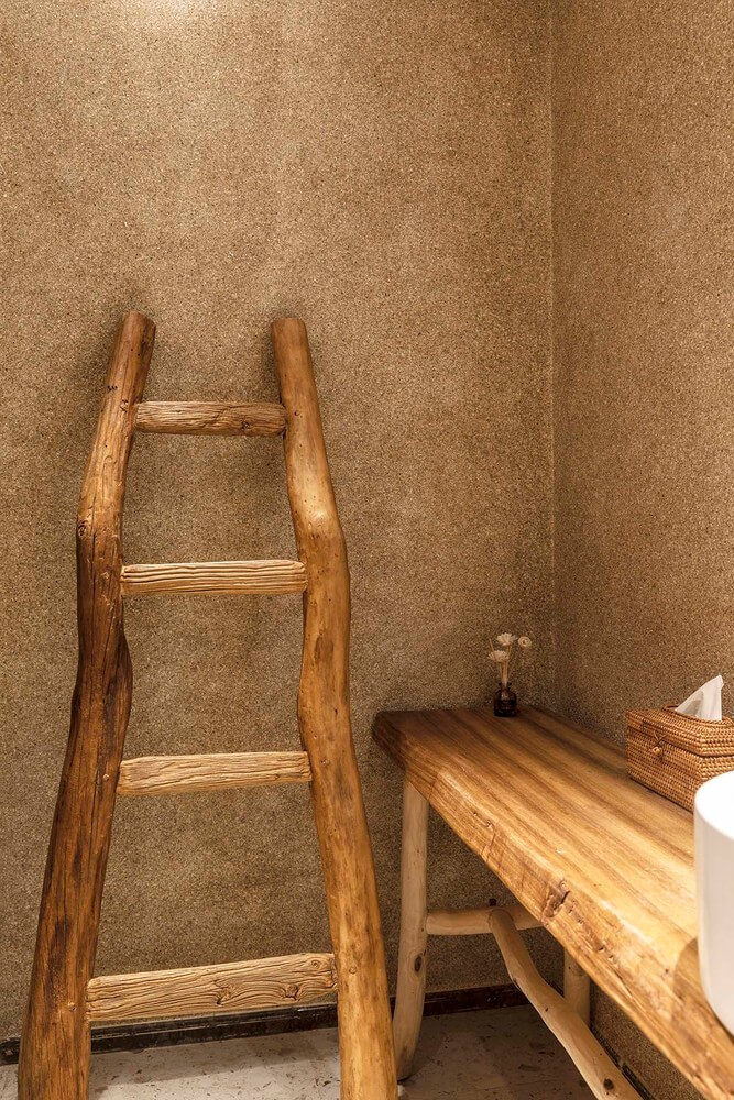 salle de bain en bois