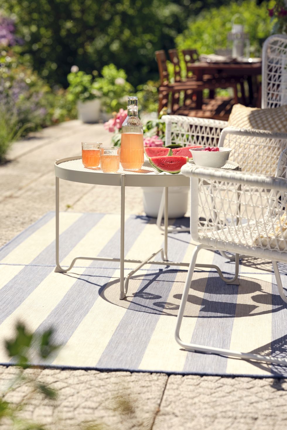 terrasse avec mobilier blanc terrasse avec mobilier blanc