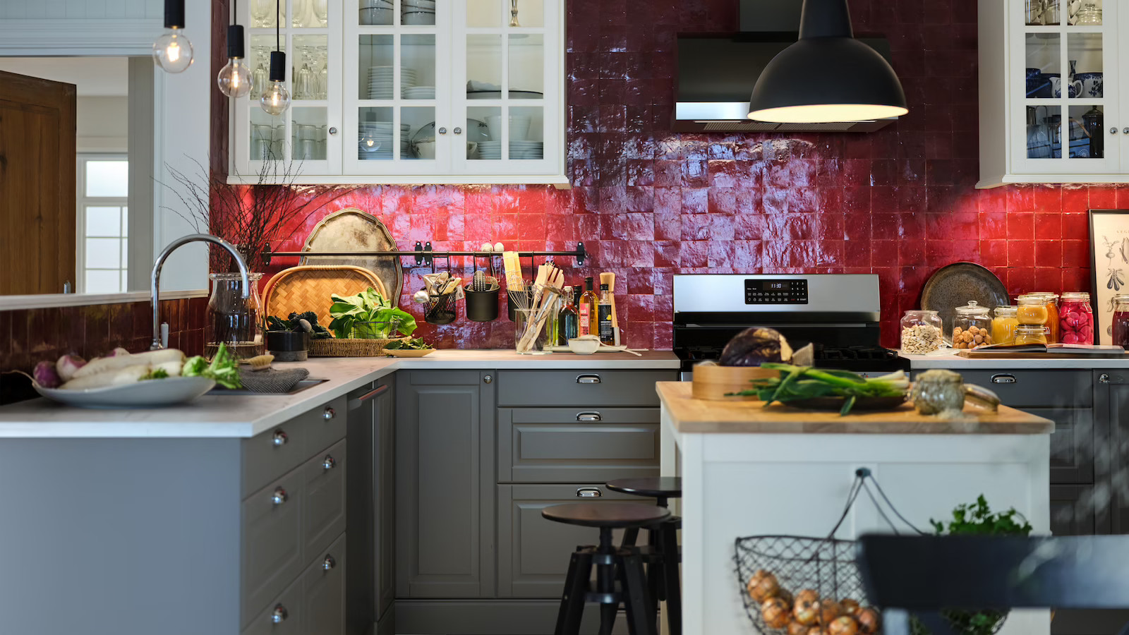 cuisine IKEA grise cuisine IKEA grise