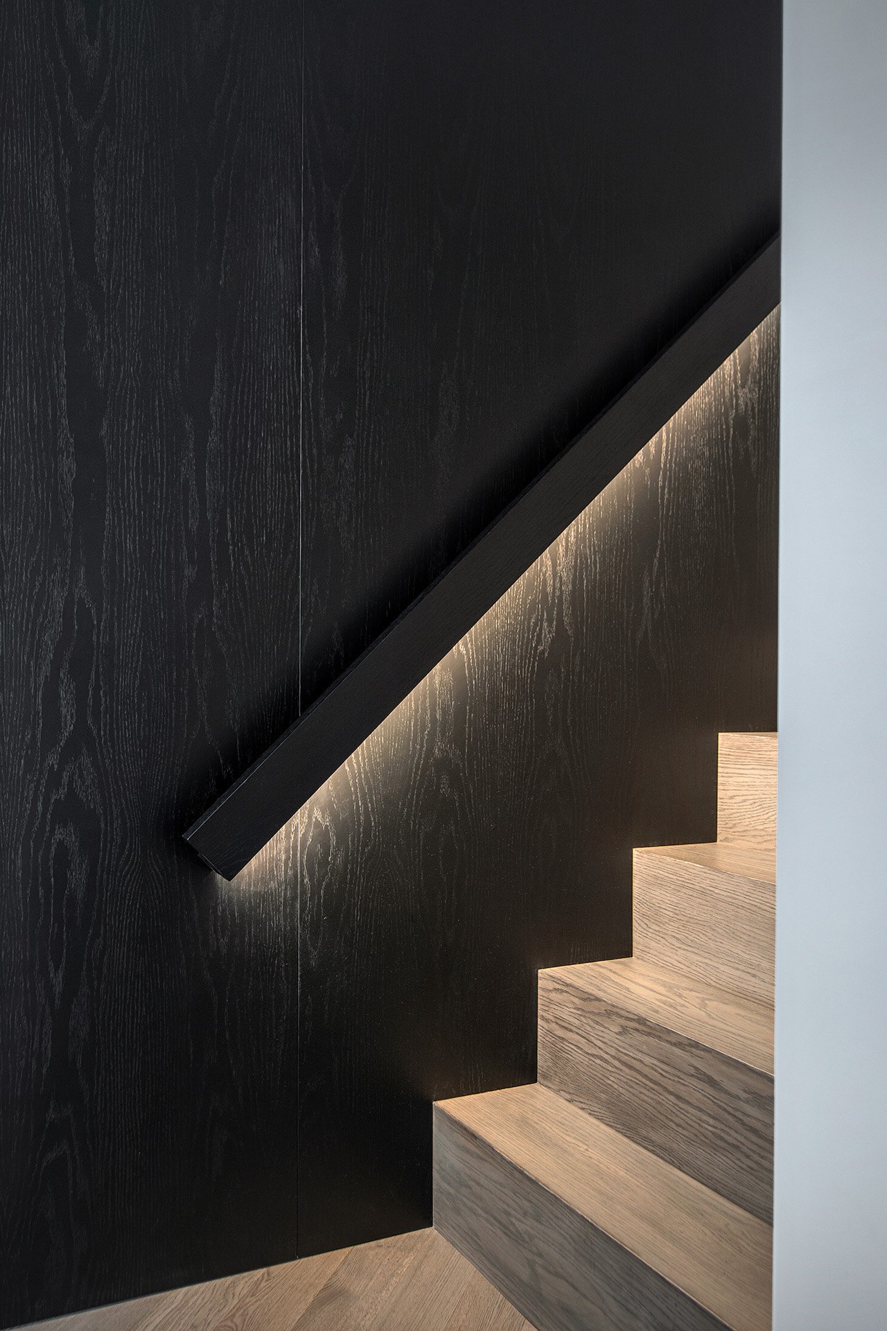 rampe d rampe d'escalier avec led