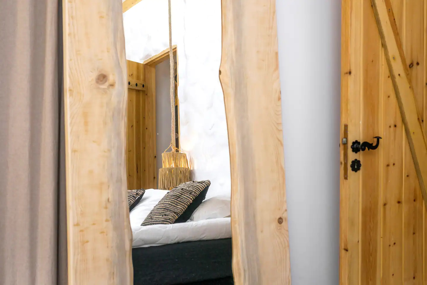 chambre avec miroir