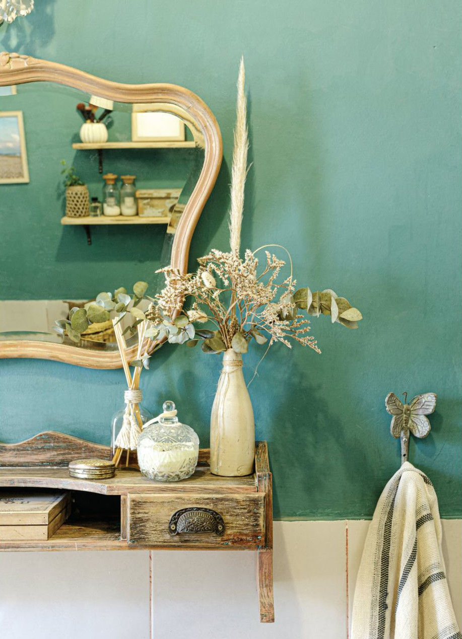 salle de bain mur vert salle de bain mur vert