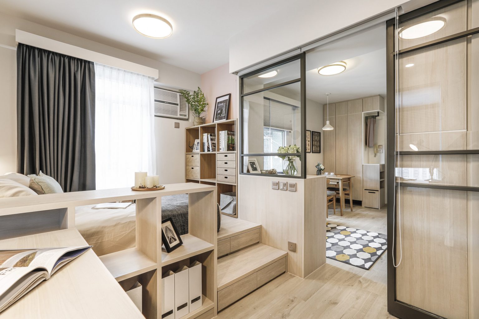 chambre petit appartement design 30m2