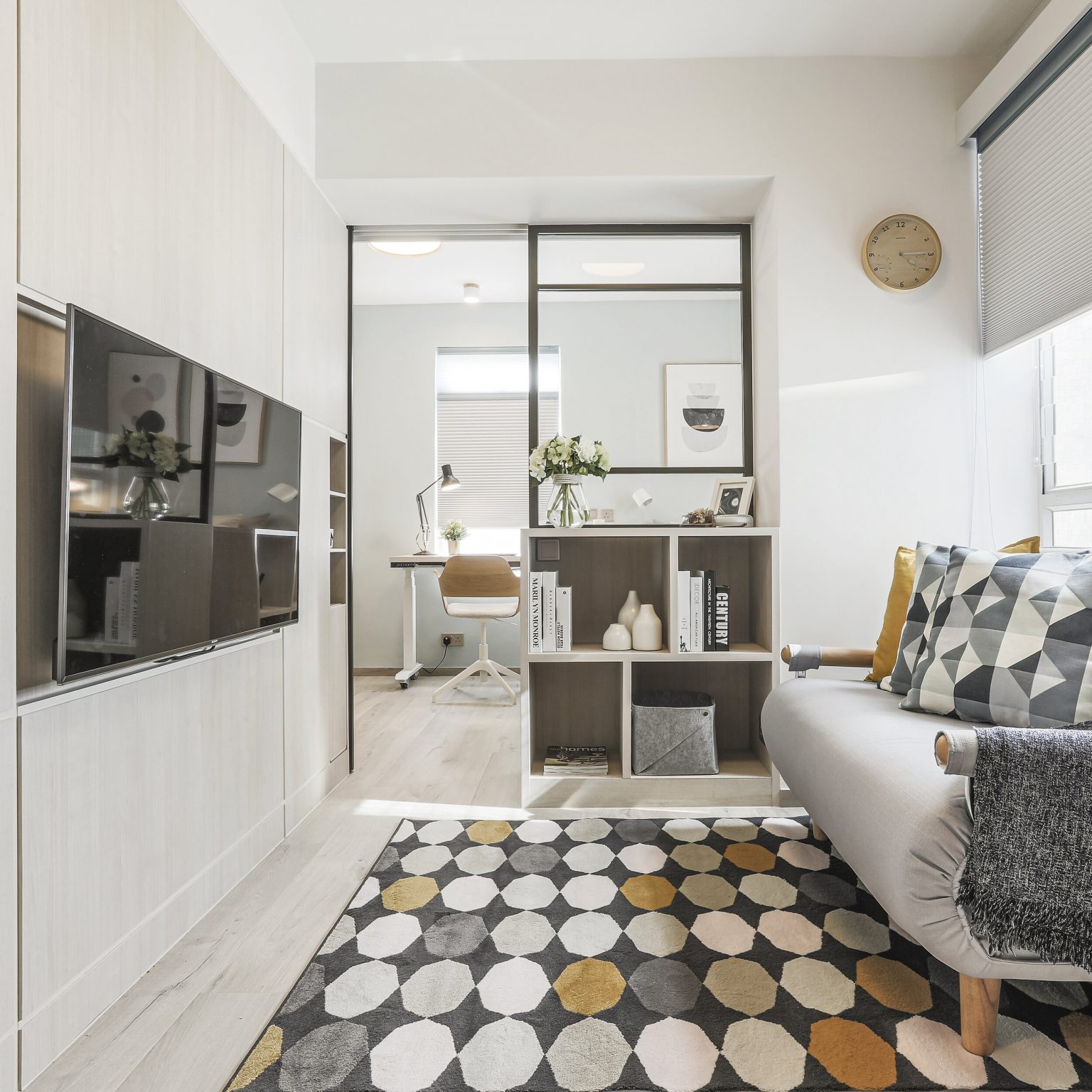 salon petit appartement design 30m2