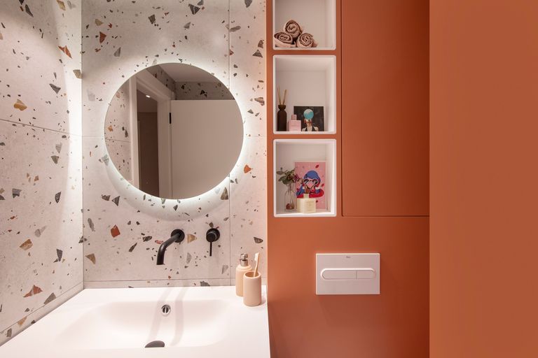 salle de bain décoration design terrazzo terracotta salle de bain décoration design terrazzo terracotta