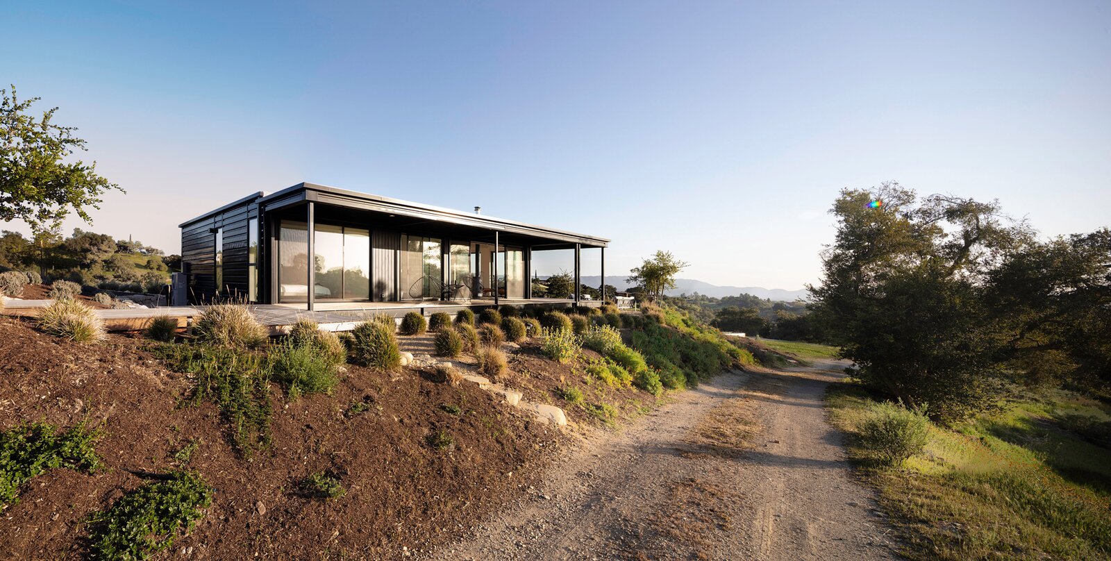 façade maison préfabriquée Californie