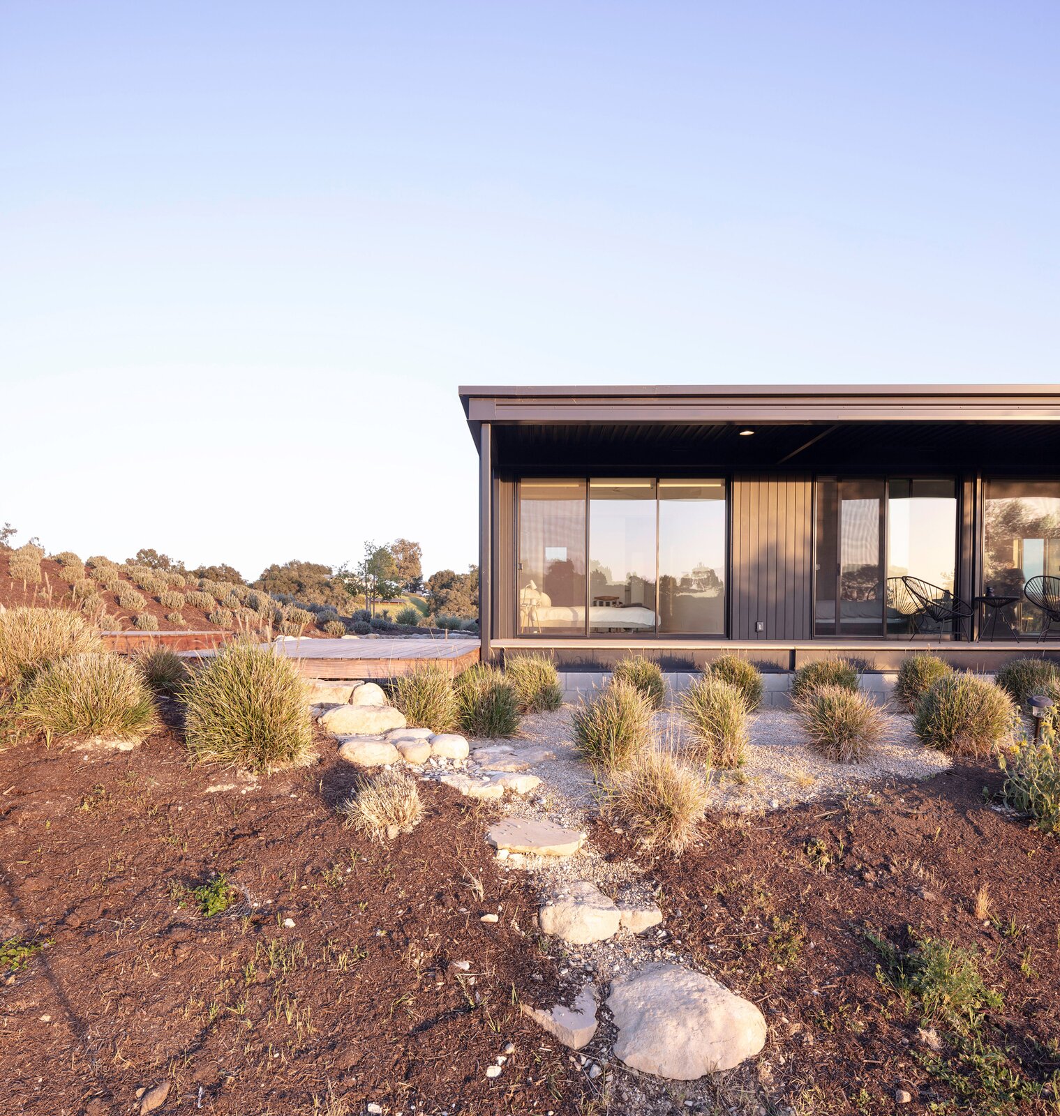 façade maison préfabriquée Californie