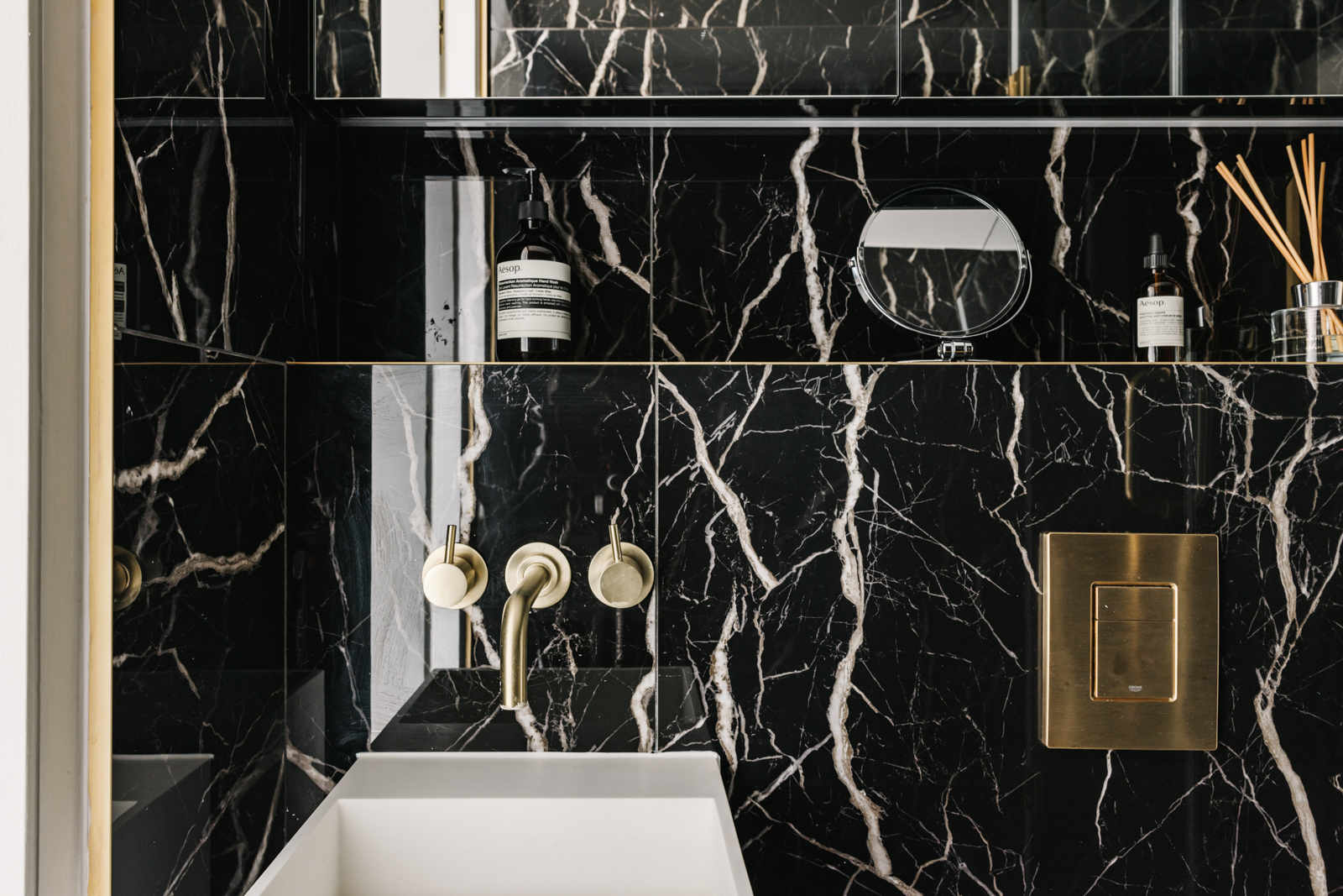 salle de bain marbre noir salle de bain marbre noir