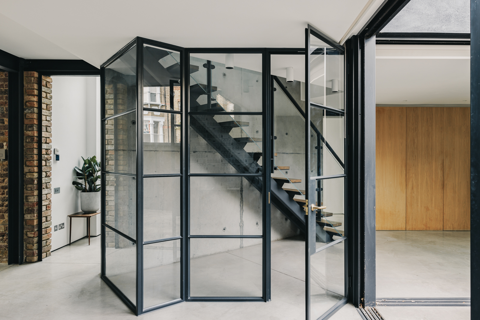 entrée avec porte verrière entrée avec porte verrière